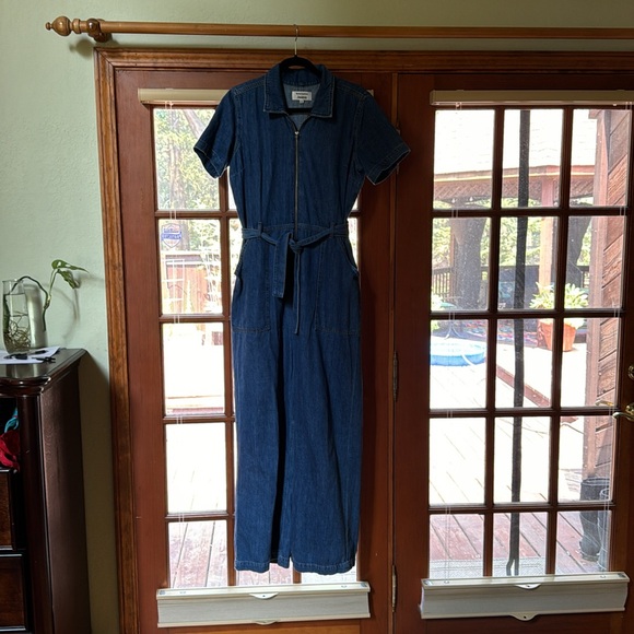 Size 12 Denim Reformation Jumpsuit - Picture 3 of 3